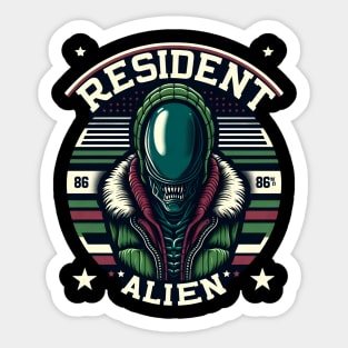 Resident Alien Sticker